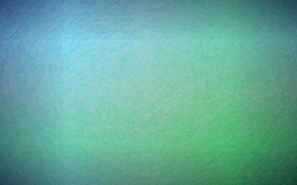 Illustration Blue Green Realistic Impasto Background — Stock Photo, Image