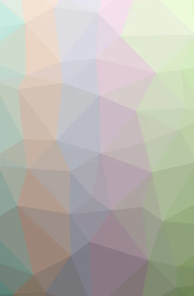Illustration Abstract Low Poly Green Pink Blue Red Vertical Background — Stock Photo, Image
