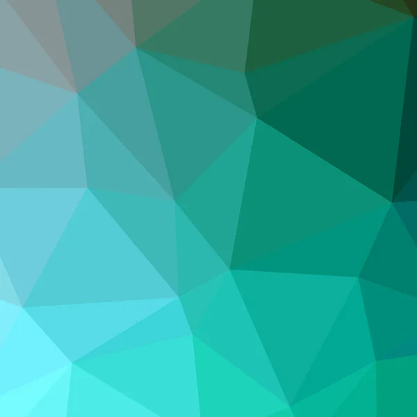 Απεικόνιση Του Αφηρημένο Πολυ Χαμηλό Μπλε Και Πράσινο Τετράγωνο Φόντο — Φωτογραφία Αρχείου