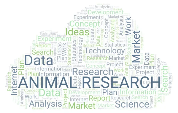 Animal Research word cloud. Wordcloud made with text only.