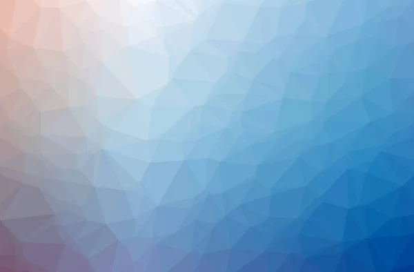 Illustration of abstract low poly blue and purple horizontal background