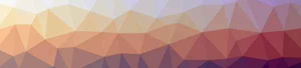 Illustration of abstract low poly red, yellow, blue, and brown banner background