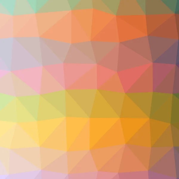 Illustratie Van Abstracte Laag Poly Oranje Geel Groen Blauw Vierkant — Stockfoto