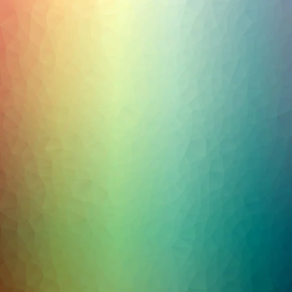 抽象の低ポリ青 緑の正方形背景のイラスト — ストック写真