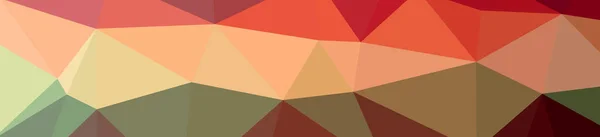 Illustration of abstract low poly orange, red and purple banner background