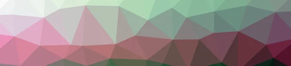 Illustration of abstract low poly red, blue and purple banner background