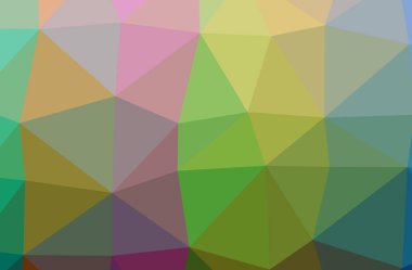 Soyut düşük poli yeşil yatay arka plan resmi