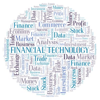 Mali teknoloji kelime bulutu, yalnızca metin ile yapılan wordcloud.