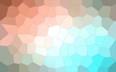 Pembe ve mavi pastel büyük altıgen arka plan resmi