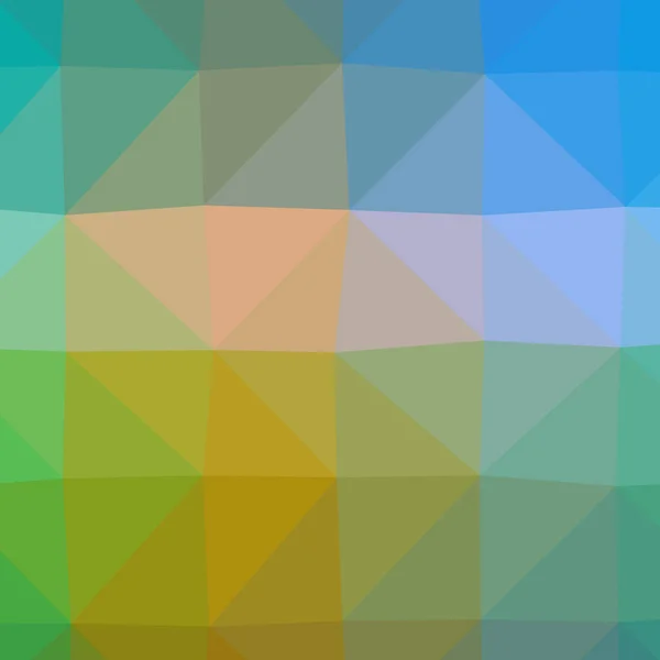 抽象低聚蓝正方形背景的图解 — 图库照片