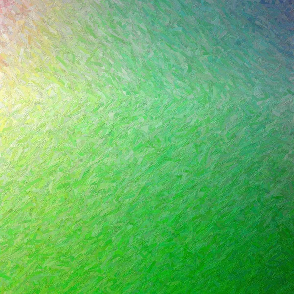 Illustration Von Abstrakten Grünen Bunten Pastos Quadratischen Hintergrund — Stockfoto