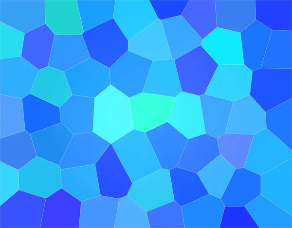 Красивая Абстрактная Иллюстрация Синего Большого Шестиугольника Яркими Красками Полезно Вашего — стоковое фото