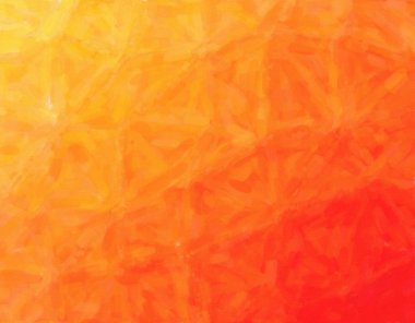 Turuncu suluboya boya güzel soyut Illustration. Parmak için iyi.