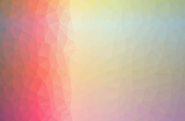 Kırmızı ve sarı üçgen poligon arka plan soyut gösteren resim