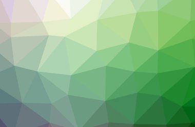 Soyut düşük poli yeşil yatay arka plan resmi