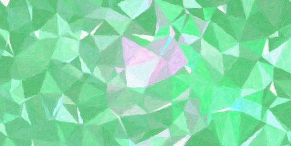 Dobre Streszczenie Ilustracja Zielonym Purpurowym Realistyczne Impasto Farby Przystojny Dla — Zdjęcie stockowe