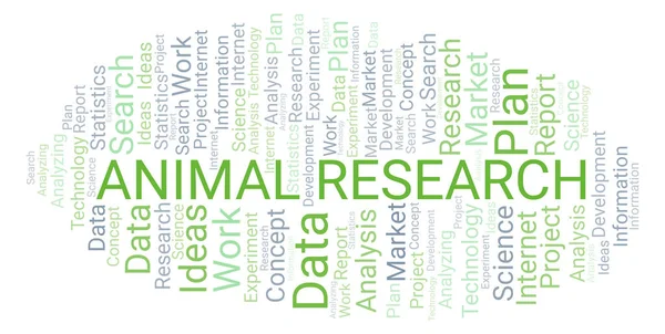 Animal Research word cloud. Wordcloud made with text only.