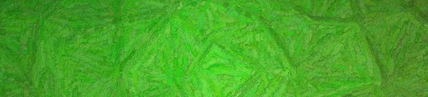 Illustrazione Verde Strutturato Impasto Banner Sfondo — Foto Stock