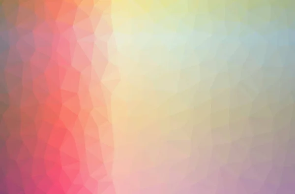 Abstract illustration of red and yellow triangle polygon background