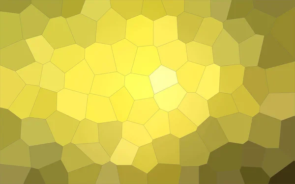 Illustration Gul Och Svart Färgglada Stora Hexagon Bakgrund — Stockfoto