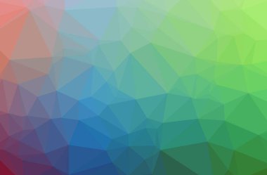 Soyut düşük poli yeşil yatay arka plan resmi