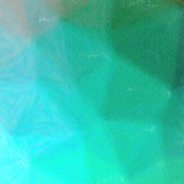 Illustratie Van Abstracte Achtergrond Van Blauwe Groene Wax Crayon Vierkant — Stockfoto