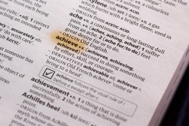 Sözcük veya tümceciğin marker ile vurgulanan bir sözlük elde.