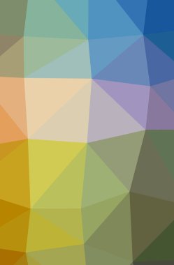 Soyut düşük poli mavi dikey arka plan resmi