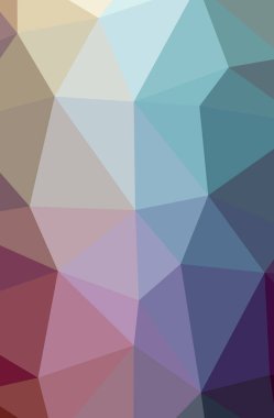 Soyut düşük poli mavi dikey arka plan resmi