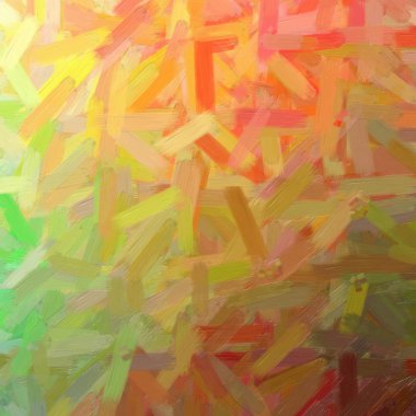 Arka Brown yağlı boya ile büyük fırça kare plan çizimi