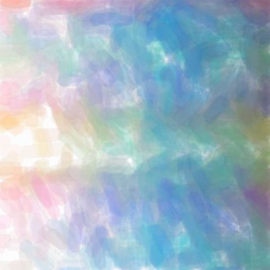 Açık mavi suluboya kare renkli dijital gösterimi.