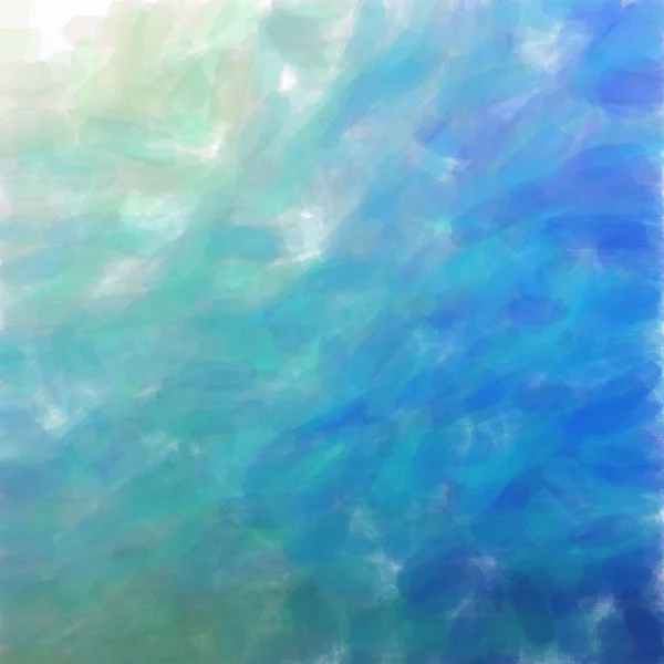 Ілюстрація Абстрактного Синього Зеленого Акварельного Квадратного Фону — стокове фото