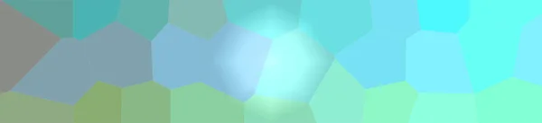 Иллюстрация Абстрактного Сине Зеленого Гигантского Шестиугольника — стоковое фото