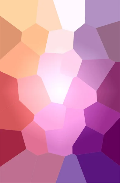 Illustration Des Abstrakten Magentafarbenen Hexagonalen Hintergrundes — Stockfoto