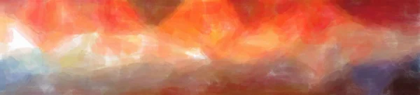 Ilustração Abstrato Laranja Vermelho Aquarela Banner Fundo — Fotografia de Stock