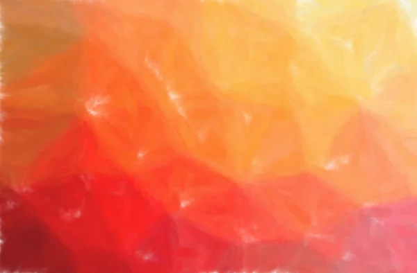 Ilustração Abstrato Orange Watercolor Wash Horizontal Background — Fotografia de Stock