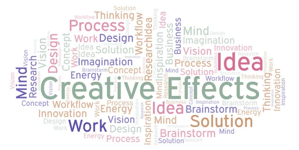 Creative Effects word cloud, made with text only