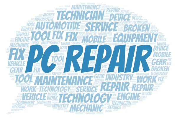 Repair Word Cloud Wordcloud Gjorda Med Endast Text — Stockfoto