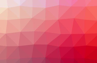 Soyut düşük poli kırmızı yatay arka plan resmi