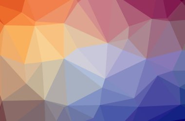 Soyut düşük poli turuncu yatay arka plan resmi