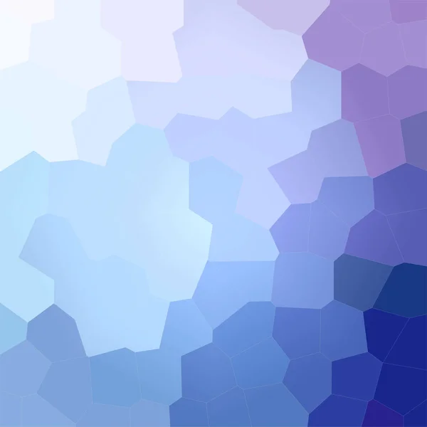 抽象蓝色和紫色大六角正方形背景的抽象例证 — 图库照片