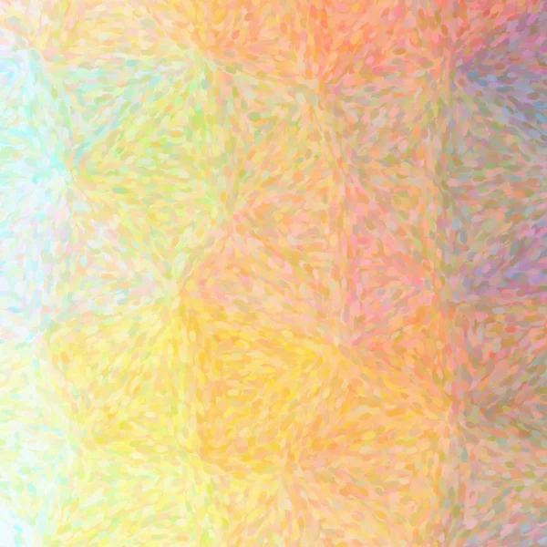 Ilustracja Pomarańczowy Impresjonistów Pointlilism Cyfrowo Wygenerowany Kwadrat Tło — Zdjęcie stockowe