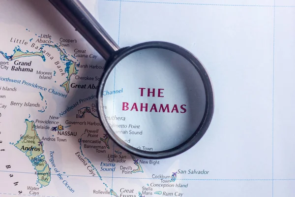 世界の地図上 Ivanovsk ロシア連邦 2018 バハマ — ストック写真
