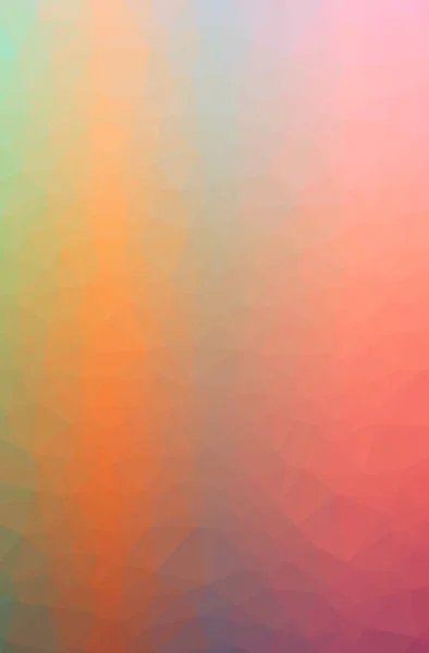 Illustration Von Abstrakten Low Poly Orange Vertikalen Hintergrund — Stockfoto