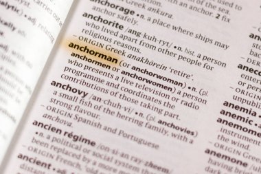 Sözcük veya tümceciğin marker ile vurgulanan bir sözlük spiker.