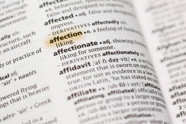 Sözcüğün veya tümceciğin Sözlükteki sevgi marker ile vurgulanan.