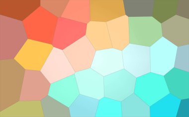 Pembe ve mavi parlak dev altıgen arka plan resmi