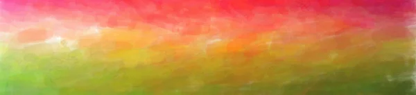 Illustration of red and green watercolor banner background digitally generated.