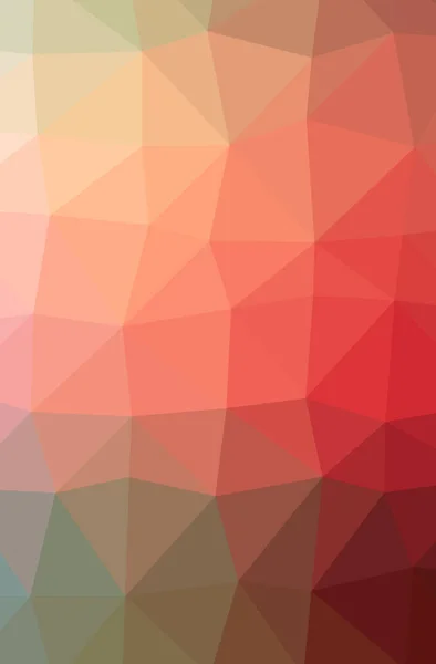 Illustration Abstract Low Poly Red Vertical Background — Stock Photo, Image