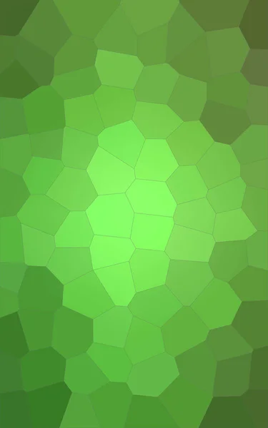 垂直绿色柔和大六角背景的例证 — 图库照片